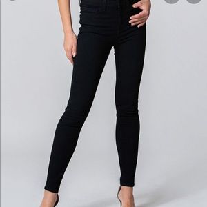 Black High Waisted Flying Monkey Jeans